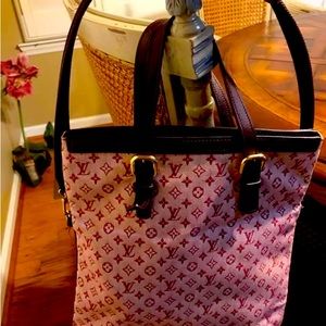 Vintage Louis Vitton cloth purse